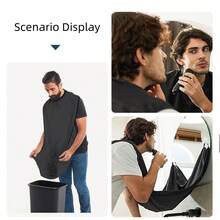 Shaving Cape, Beard Styling Cape, Barber Cape, Hair-Resistant And Heat-Resistant For Hair Dyeing And Cutting, Suitable For Bathroom And Barbershop - A - View 6