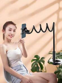 Phone And Tablet Slouchy Holder, Rotatable Phone Stand, Live Streaming Stand, Spiral Desktop Stand, Live Streaming Desktop Or Bedside Phone Holder Tool - Multiple Styles - View 3