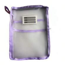 Large Capacity Book Storage Bag, Stationery & Document Organizer Bag, School & Office Supplies Pouch - Multicolor - View 12