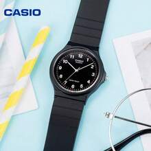 Casio MQ-24-1BLDF 全黑樹脂極簡石英手錶 大數字錶盤 30M防水 超薄休閒學生日常腕錶 - 均碼 - 查看 1