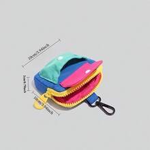 Macaron Style Portable Coin Purse & Mini Storage Bag - Compact Nylon Pouch, Suitable For Earphones, Lipstick, Makeup Remover - Travel, Gym, Daily Use - Cute Small Storage Bag - Multicolor - View 2