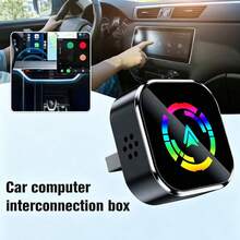 Caja de conexión transmisora inalámbrica CarPlay para coche inteligente - Sin necesidad de modificación, de cableado a inalámbrico en segundos, duplicación de pantalla fluida, GPS de conducción conveniente - A - Ver 7