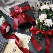 4pcs/40 Yards 4cm Wide Solid Satin Ribbon, Suitable For DIY Crafts, Gift Wrapping, Wedding Decor And Bow Making, Rose Bows, Party Decorations, Holiday Gifts - 4 Cm/1.5 Inches * 10 Yards/9.14 Meters - View 5