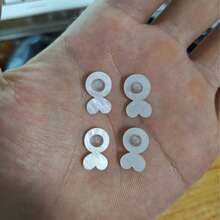 8-Piece Silicone Earring Back Set - Invisible Support. Specifically Designed To Address Sagging Earlobes, These Secure Accessories Provide Strong Supp - White - View 10