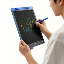 8.5 Inch Colorful Handwriting Tablet, Multi-Color Pen Strokes One-Click Clear Dust-Proof LCD Drawing Board, Portable Durable Dust-Free Writing Screen, Suitable For Home Children Doodle Early Education Enlightenment, Student Portable Calculation Draft, Office Temporary Note Memo, Travel Leisure Time, Toddler Preschool Portable Drawing Multi-Function Electronic Sketchpad - Multicolor - View 2