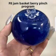 Blueberry Stress Relief Toy Fingertip Elastic Ball Squeezable Multi-Shape Slow Rebound, Perfect For Holiday Gifts, Fun And Cute Gifts, Birthday Gifts, Easter Gifts, Halloween Gifts, Christmas Gifts, Party Gifts, Squishy, Squishy Toys, Squishy Stress Toy, Dumpling Squish, Toys For Adults Women - Blueberry - View 4