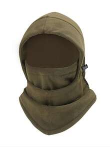 1 buah Topi Bulu Domba Hangat Tahan Angin Unisex untuk Musim Dingin, Balaclava dengan Tali Serut untuk Aktivitas Luar Ruangan, Penting untuk Bersepeda Gunung dan Mengendarai Sepeda Motor - L - View 11