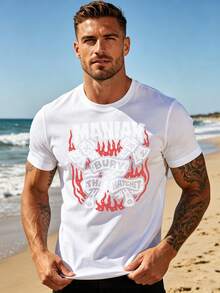 T-Shirts Hommes - Blanc - Voir 6