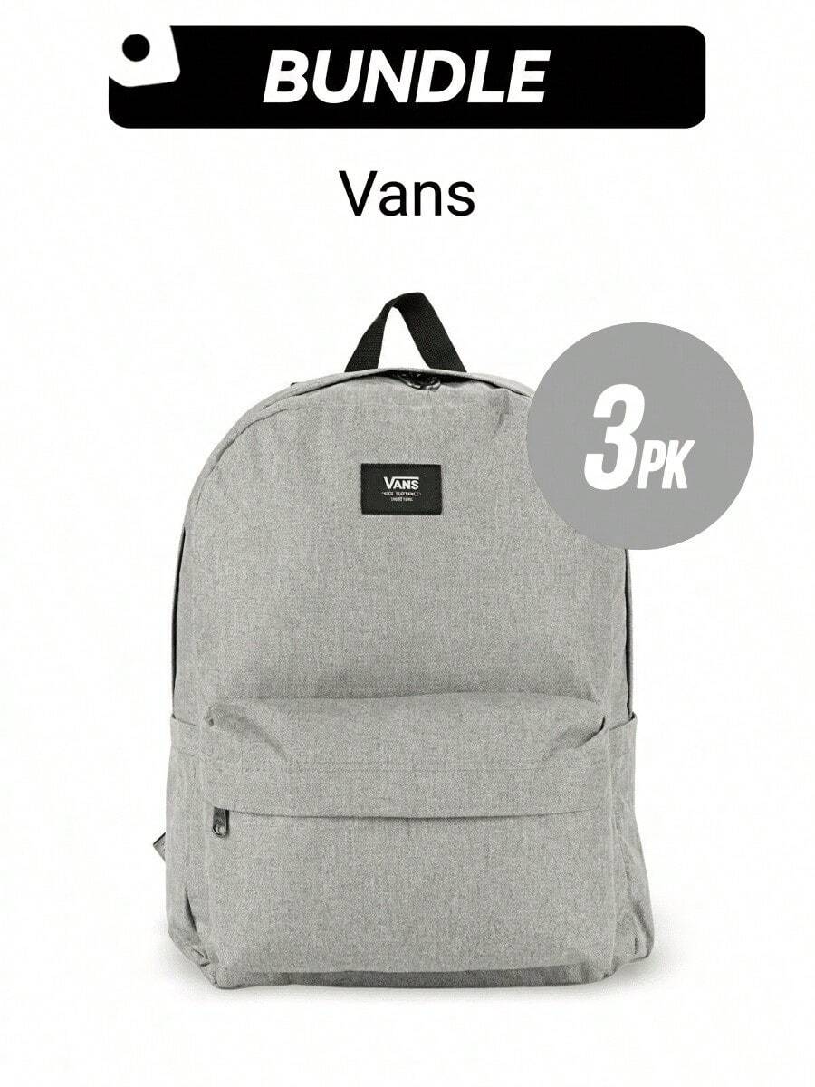Vans 中性透氣輕量柔軟多功能戶外灰色背包 VN000H4WKH71+中性透氣輕量柔軟多功能戶外灰色背包 VN000H4WKH71 - 灰色*2 - 查看 1