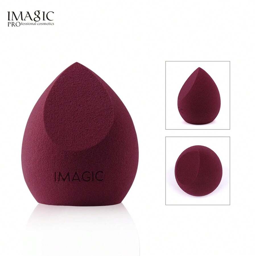 IMAGIC Professional Makeup Sponge - Specialized For Foundation Makeup - Skin-Friendly And Non-Absorbent Beauty Tool. - 米色 - 查看 1