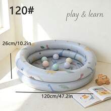 Kolam Renang Motif Hewan Retro, Dinosaurus, Kelinci, Beruang Teddy, Kolam Renang Luar Ruangan, Bak Mandi Keluarga PVC Tebal, Bak Mandi Dalam Ruangan Sepanjang Tahun - MultiWarna - View 13