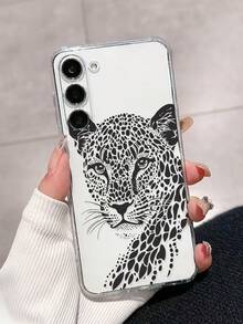 1個透明動物豹紋彩繪加厚防摔手機殼保護套，適用於 iPhone 16/ 16 Pro/ 16 Plus/ 16 Pro Max/ 15 Pro Max/ 13/ 14/ 11/ 12/ XS/ XR/ 7/ 8/ 78P/ 78GES2/ Galaxy S25/Galaxy S25 Plus/Galaxy S25 Ultra/Galaxy A16 4G/Galaxy A36/Galaxy A56/Galaxy A26/Galaxy A50/Galaxy A12/Galaxy A32/Galaxy A52/Galaxy A72/Galaxy A51/Galaxy A21/Galaxy A13/Galaxy A14/Galaxy S22 Ultra/Galaxy S23/Galaxy A33/Galaxy A53/Galaxy S20 FE/ 11 Youth/12 Pro/12/12X/Note 11/9a/9c/Polo X3 NFC/ 10/ 9/Note 9/12c/Note 11 Pro/ 10c/Note 8 Pro - 彩色 - 查看 3