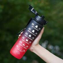 1pc 32oz Leak-Proof Sports Water Bottle - Colorful, Portable & Durable, Suitable For Running, Fitness, Cycling And Hiking - PVC-Free PC Material - Perfect Holiday Gift (Random Spout Style) - Multicolor - View 10