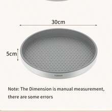 360° Rotating Multifunctional Seasoning Storage Tray - Space-Saving Storage Solution For Kitchen Countertops, Pantries, Bathrooms And Bedrooms - Durable, Combining Modern Home Decor And Storage Functionality - Black - View 5