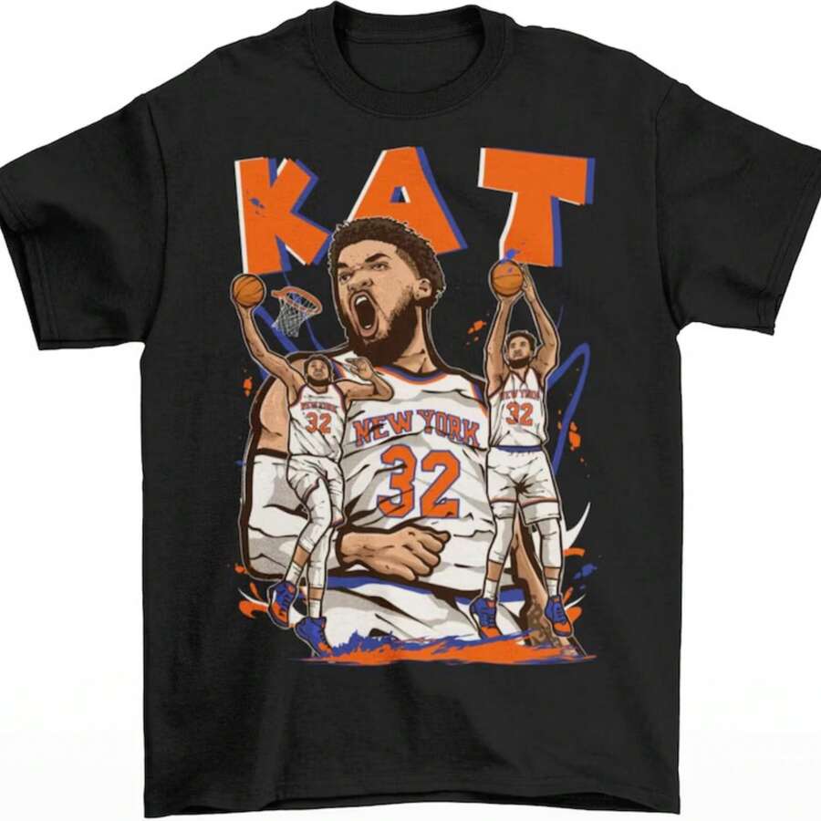 Unisex T-Shirt,New York Knicks Eastern Conference Champions 2026 Ring Tee,Juneteenth T Shirt,Pride,Summer Top,Graphic Tee Men,Men Vacation Outfit Y7WL - 黑色4 - 查看 1