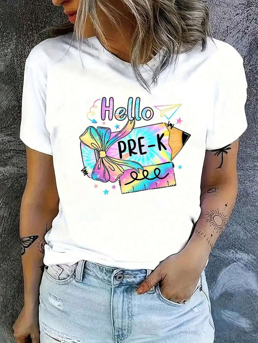 Camiseta de manga cortara mujer, color gris sólido con una sensación suave y un uste relado. Camisetas de manga corta casuales con estampado de talla grande para mujer, de corte hoa