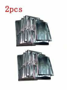 Extra Large Emergency Survival Blanket | Heavy Duty Insulated Lightweight Aluminum Foil, 157.48x210.82cm, Perfect For Camping, Backpacking, Travel And Home Use - B - View 12