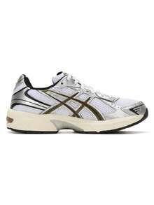 Asics Men's Casual Shoes GEL-1130 Lightweight Cushioned Comfortable Responsive Support Breathable Sports Training Running 1201A256-113 - White/khaki - View 6