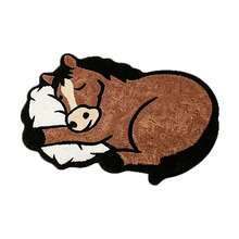 1pc Prone Pony Shaped Floor Mat, Decorative Rug, Bedroom Decor, Floor Mat, Carpet, Home Decor, Living Room Rug, Living Room Small Rug, Bedroom Rug, Living Room Home Decor, Outdoor Rug, Washable Carpet - Multicolor - View 4