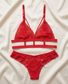 Women Sexy Lingerie Sets - Rojo - Ver 5
