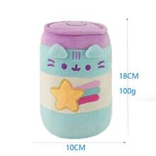 Cojín de Felpa con Forma de Gato Kawaii, Peluche Redondo y Suave, Juguete de Peluche, Animal de Dibujos Animados para Decoración de Habitación de Niñas, Regalo de CumpleañosLeTssgShop - 126 g 18 cm - Ver 12