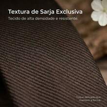 A Matte Twill Tie, A Versatile Tie Suitable For Work, Interviews, And Weddings. - 咖啡棕 - 查看 3