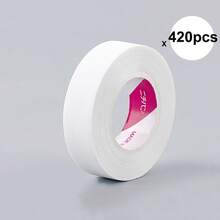 1/3/6/12/420 Rollos Cinta para Extensiones de Pestañas Microporo Transpirable Cinta para Extensiones de Pestañas Almohadillas para Pestañas Parches Bajo los Ojos Sin Pelusa, + 4mm Nueva Cinta para Levantamiento de Pestañas para Maquillaje/Individual/Profesional + 1 pieza Cortador Conveniente de Cinta para Extensiones de Pestañas - Blanco - Ver 24