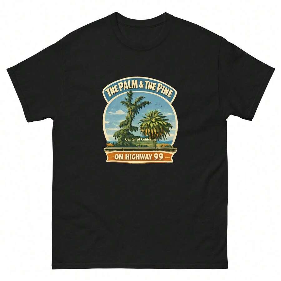 1 Piece Road Trip T-Shirt In A Dark Desert, Adventure T-Shirt, Travel T-Shirt, Hiking T-Shirt, Desert T-Shirt, Exploration T-Shirt, Mountain T-Shirt, Ca - 黑色 8 - 查看 1
