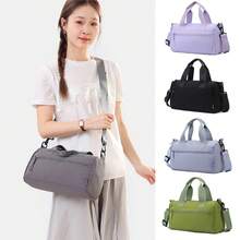 1pc Minimalist Solid Color Fashion Small Multifunctional Crossbody Storage Bag, Small Capacity Gym Bag, Versatile Women's Shopping & Work Shoulder Bag, Small Soft Bag Water-Repellent Fabric, Portable Lightweight Mini Gym Bag Gym - Multicolor - View 3