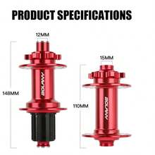 BOALNY BOLANY 120 Click MTB Boost Hub 4 Bearing 32 Holes HG Lightweight Disc Brake Compatible Bicycle Hubs Noisy Bicycle Cube - Multicolor - View 3
