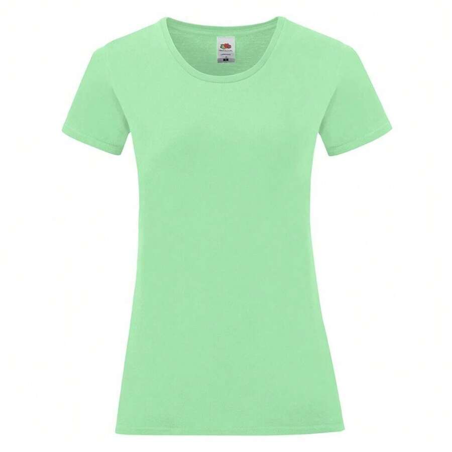Fruit Of The Loom Womens/Ladies Iconic 150 T-Shirt - 新薄荷 - View 1