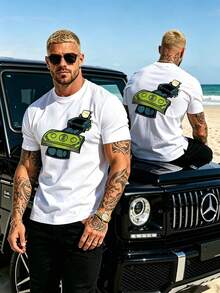 All Match 104% Cotton Tee Suitable For Outdoor Hiking Camping Travel Use - White - View 12