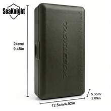 SeaKnight Double-Sided Two-Layer Large Fishing Tackle Storage Box - Army Green - View 6