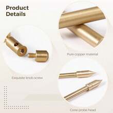 2pcs Copper Dowsing Rod- 2PCS Divining Rods - Detect Gold, Water, Ghost Hunting Etc - Detachable - View 7
