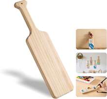 Falikoco 15 Inches Unfinished Wooden Paddle With Smooth Surface, Sorority Paddle Easy To Paint, Greek Paddle With Natural Texture, Fraternity Paddle Premium Solid Pine For Arts And Craft Projects - White - View 1