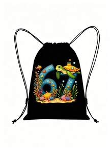 67 Six Seven Sports Backpack - Digital Print Pattern Sports Drawstring Backpack. Random Print Casual Daily Use Bag, Fashion Pattern Design, Lightweight And Large Capacity. Perfect For Fitness, Travel And Office Use, Ideal Gift For Men, Fathers And Friends. - Multicolor - View 11