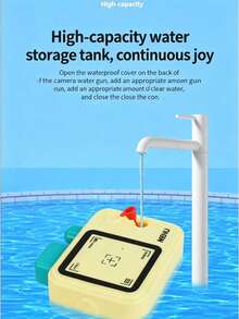 1pc Mini Camera-Shaped Dual-Sided Nozzle Prank Water Gun, Dual-Sided Reverse-Spraying Toy, Fun April Fool's Day Prank Gift, Suitable For Teenagers' Outdoor Summer Water Games. - Multicolor - View 8