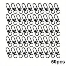10/20/30/50/100pcs Multi-Color Metal Lobster Clasp, Swivel Snap Hook Key Ring, Suitable For Keychain Making, DIY Crafts, Strap Making, Bag Key Ring Connector, Jewelry Making, Etc. - Keychain - View 35