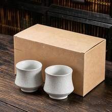 200ml New Ceramic Coffee Cup, Handheld Mug, American Espresso Latte Art Cup, Coarse Ceramic Texture, Comfortable Grip, Heat Resistant, Easy To Clean, Vintage Afternoon Tea Cup, Minimalist Elegant, Hotel Homestay Couple Pair Cup, Home Office Water Cup Tea Cup, Perfect As A Gift - Multicolor - View 13
