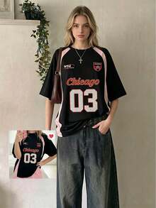 2026 World Cup Game Day Outfit Women Chicago 03 Print Color Block ...