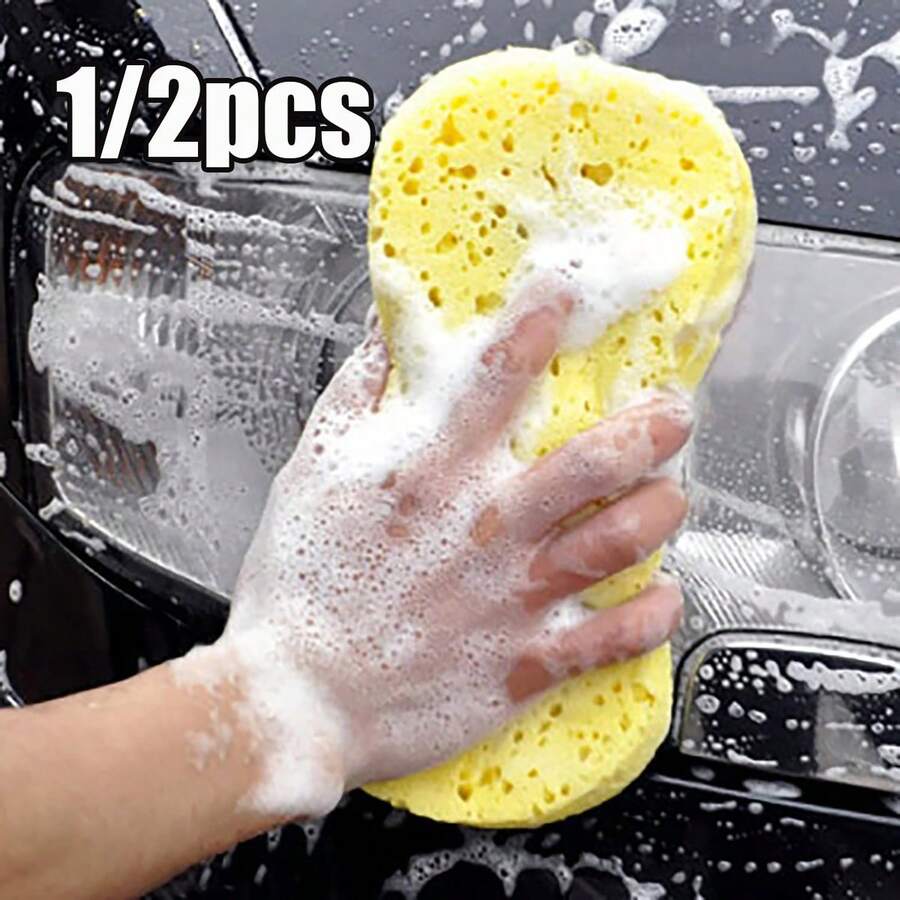 1/2 piezas Esponja para lavar el coche de color aleatorio