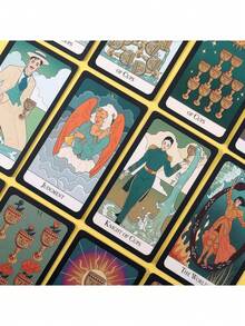 78 Angel Oracle Cards Tarot Deck Exquisite Tarot Cards Guide, When You Discover Past, Present And Future, Durable Material - Multicolor - View 7