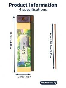 5g 便攜式香氛棒，易於攜帶，舒緩鎮靜，4種香型適用春夏秋冬，適合臥室、書房、冥想、瑜伽等場合 - 線香[四季款] - 查看 6
