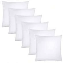 4 Pack 18x18 Inch Pillow Inserts, Fluffy Polyester Filled White Cushion Inserts, Square Throw Pillow Inner For Sofa Couch Bed Chair - 20 X 20 Inches(50*50cm) - View 1