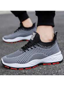 Men's Tennis Shoes Excellent Quality Comfortable And Breathable - Grey - View 2