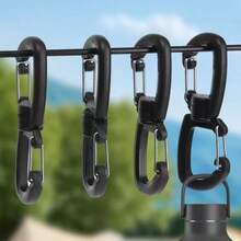 2/4/6/8/10PCS Outdoor Multi-Function Dual-Port Buckle, Durable POM Material, 360° Rotating 8-Shaped Hook Dual Clip Quick Release Buckle, Portable Keychain, Outdoor Adventure Essential, Outdoor Multi-Function Dual-Port Buckle, Convenient Keychain, 360° Rotating 8-Shaped Hook Buckle, Dual Clip Quick Release Buckle, Outdoor Adventurer's Essential, Valentine's Day Gift, POM Material - A - View 6