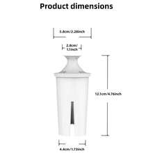 Replacement Filter Cartridges For Home Water Pitcher, 1/3/6 Pack, Filters Out Sediment, Rust, Hair And Other Impurities, Effectively Removes Residual Chlorine, Limescale And Water Alkalinity, Eliminates Water Odors - View 7