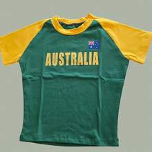 Retro Street Style Baby T-Shirt, Brazil Green Letter Print Crop Tops For Women, Slim-Fit Short Sleeve Casual Wear Y2k 2024 - nz1070- - 查看 1