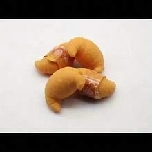 1pc Brinquedo de Apertar Croissant Realista Bola de Farinha Brinquedo de Pegadinha para Alívio do Stress - Multicolorido - Ver 9