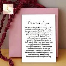 1pc, Exquisite Encouragement Greeting Card, Suitable For A Little Girl's Birthday Greeting Card Suitable For Encouragement, Birthdays, Holidays, A Card To Give To Friends, Family Members, A Loved One - One Size Fits All - View 6